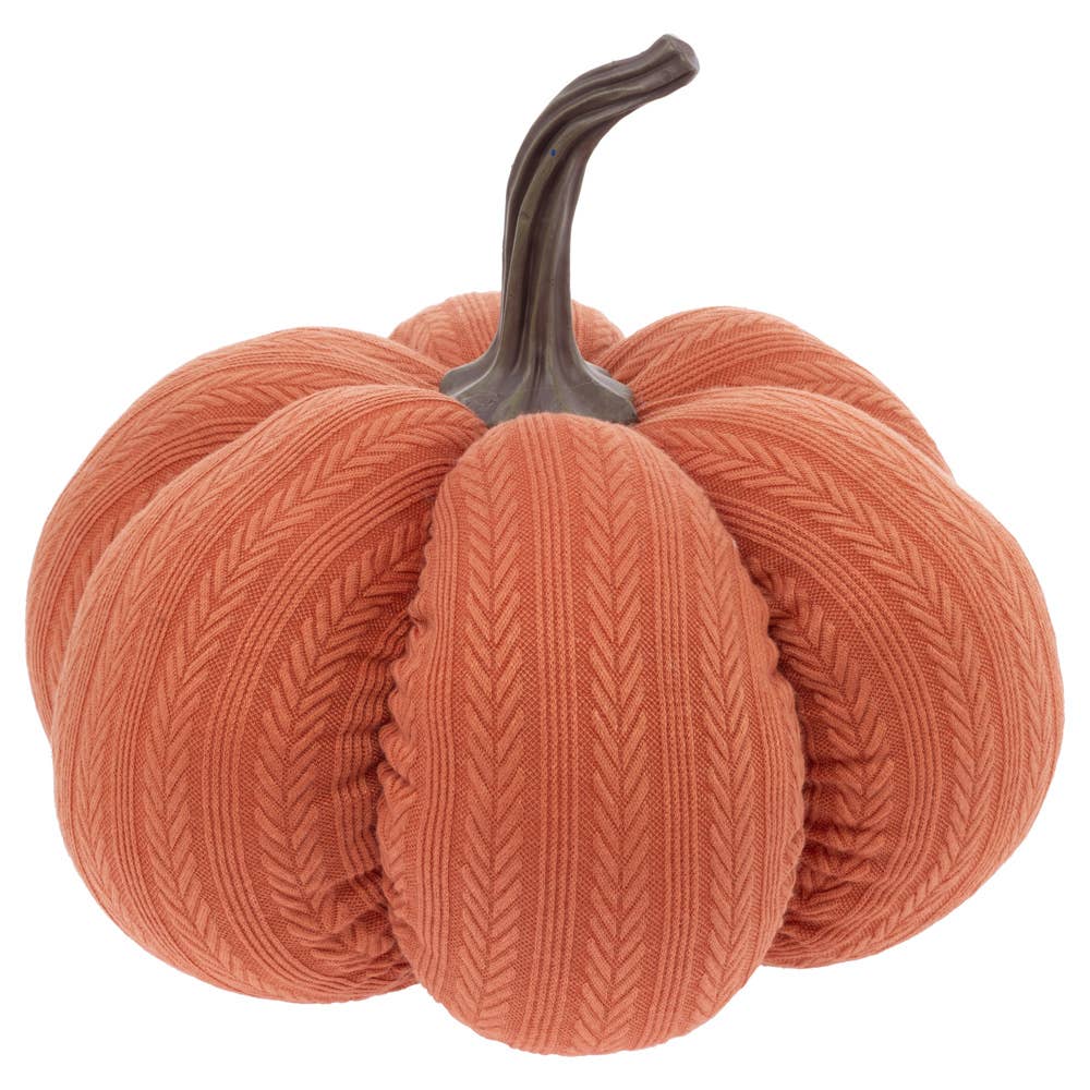 Plush Terracotta Pumpkin - 10"