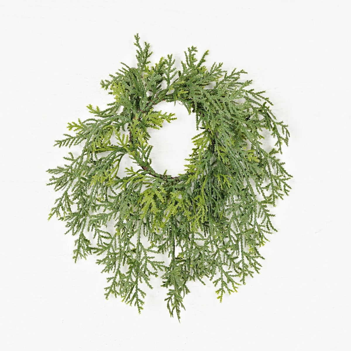 Soft Touch Dripping Cedar Candle Ring (3.5")