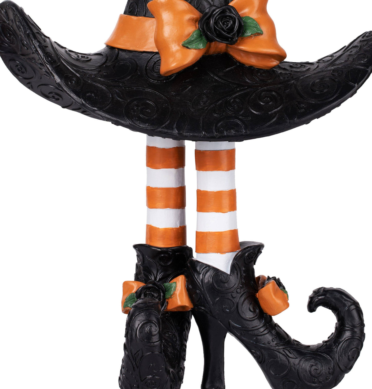 Witch Hat with Legs Figurine