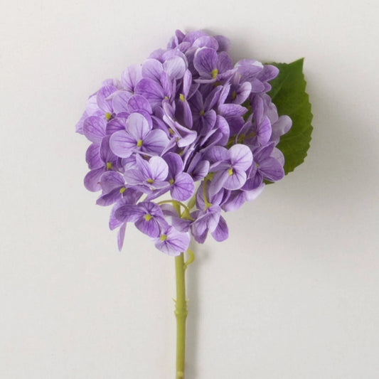 Hydrangea Stem 12" - Purple
