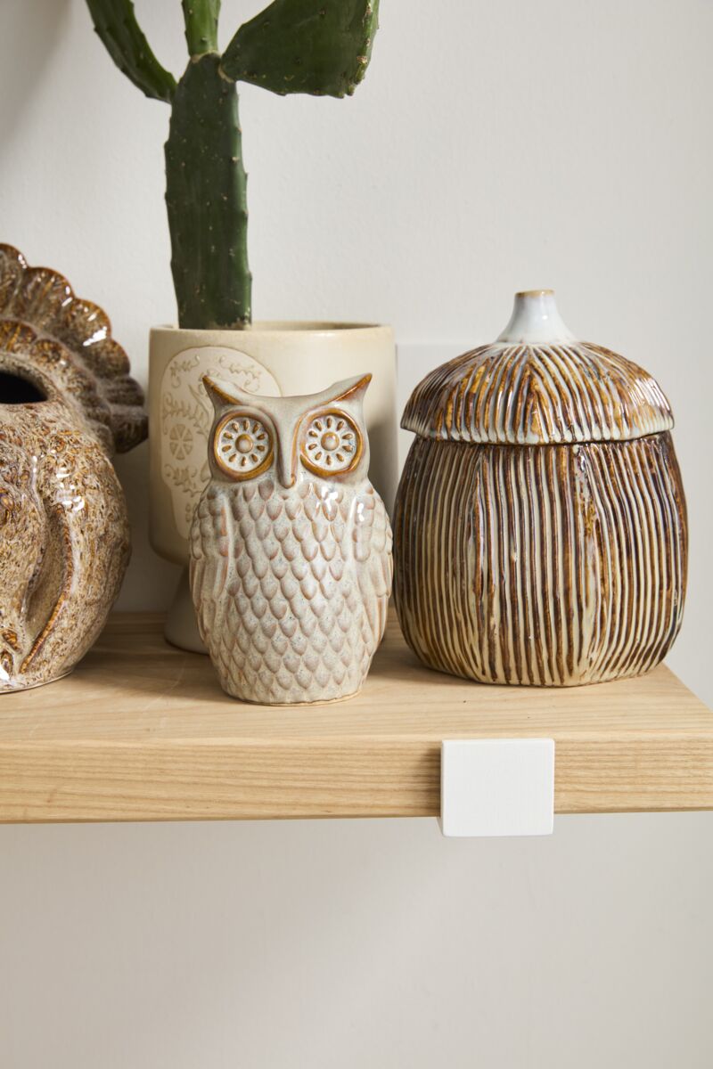Ceramic Owl Planter Pot