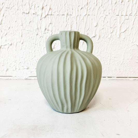 Thayer Olive Green Bud Vase