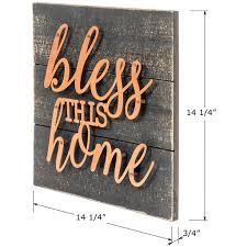 Bless This Home Sign