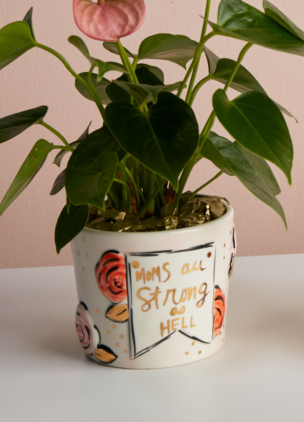 Matriarch Pot Mom's are Strong as Hell planter pot