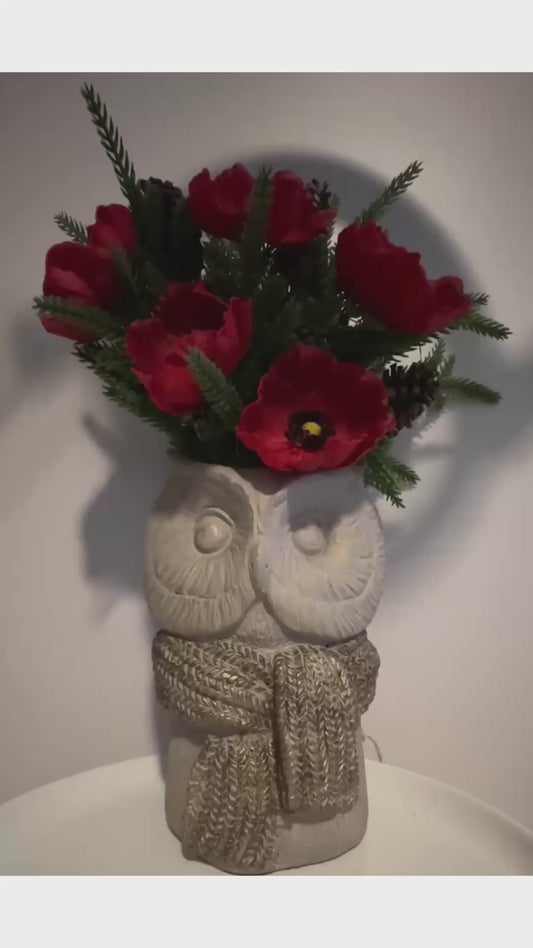 Woodland Owl Arrangement