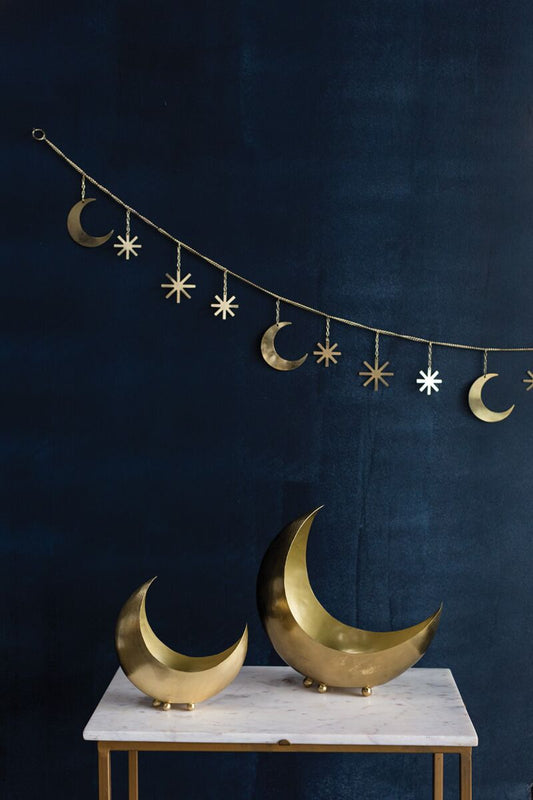 Gold Shadow Moon bowl/planter (Small)