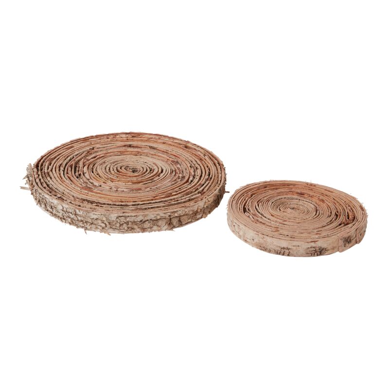 Natural Birchwood Charger – Rustic Table Decor or Candle Base