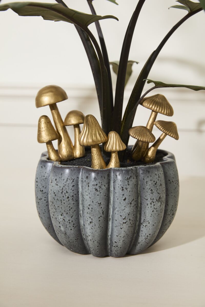 Golden Mushroom Plant Stakes (3 styles)