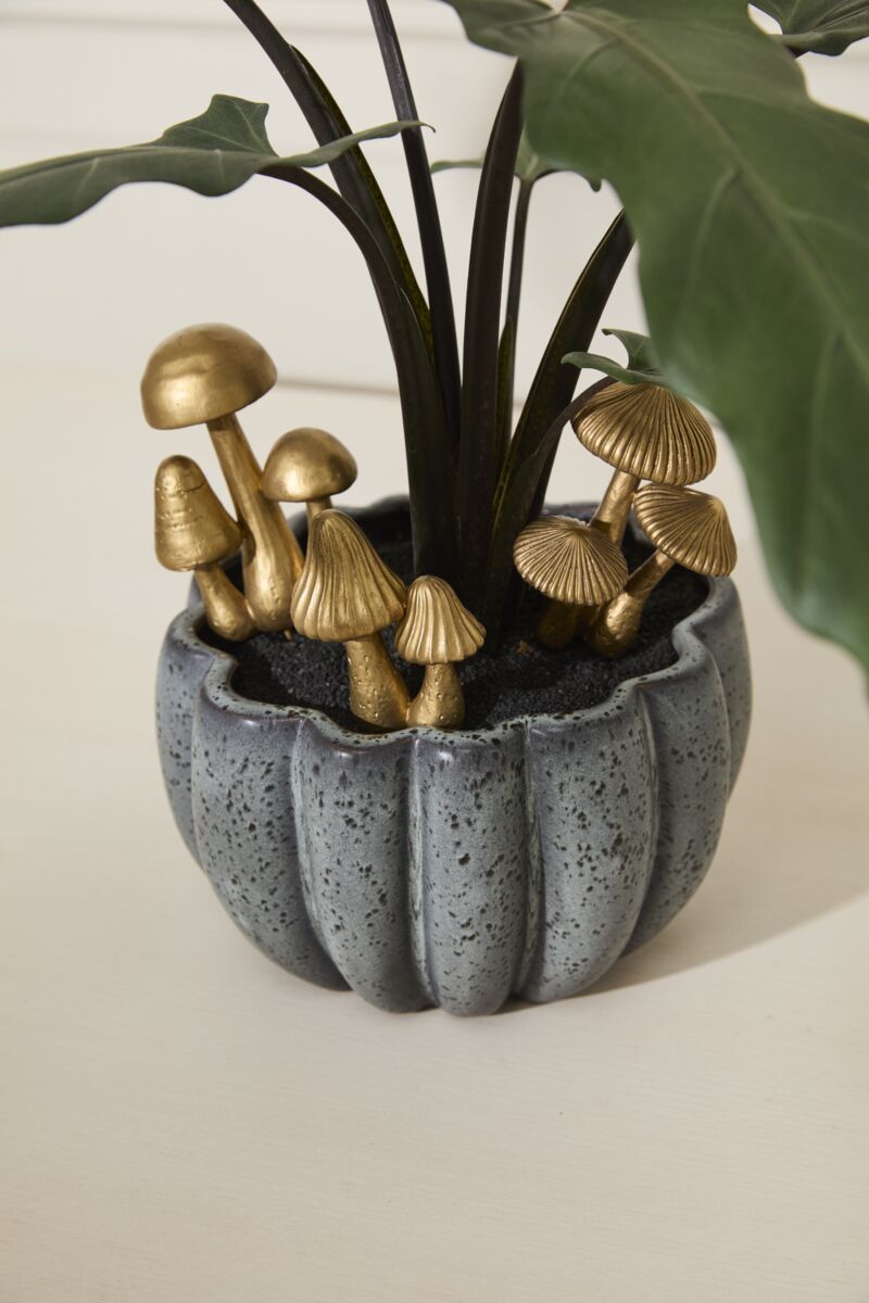 Golden Mushroom Plant Stakes (3 styles)