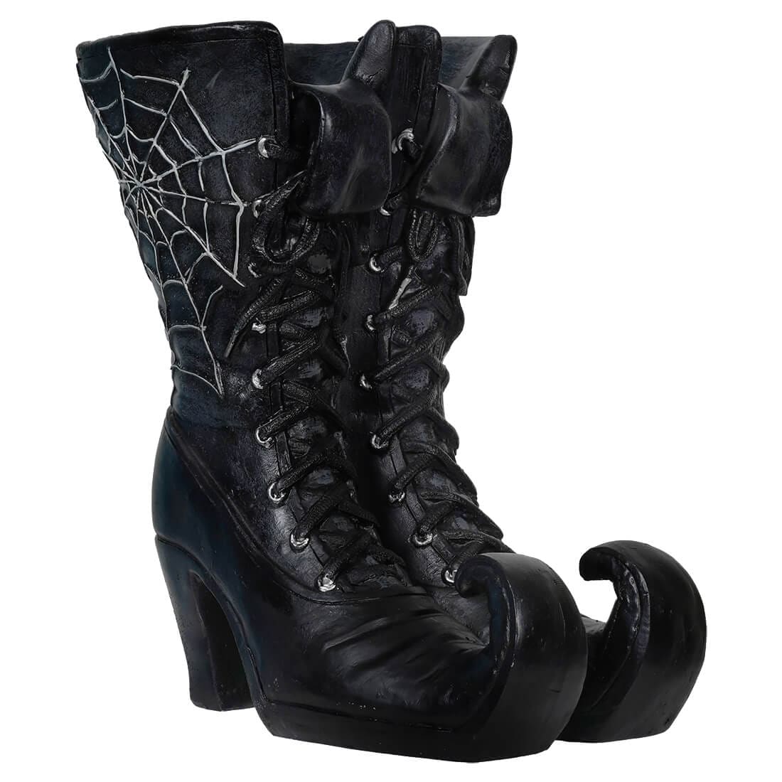 Halloween Web Witches Boots Container