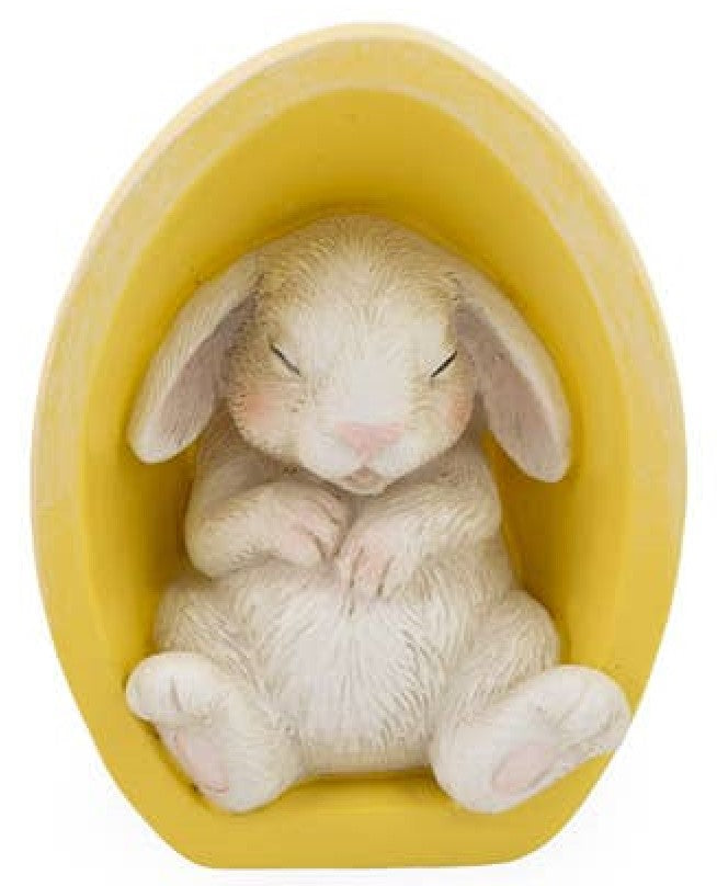 Baby Bunnies Sleeping In Easter Eggs (3 Styles)